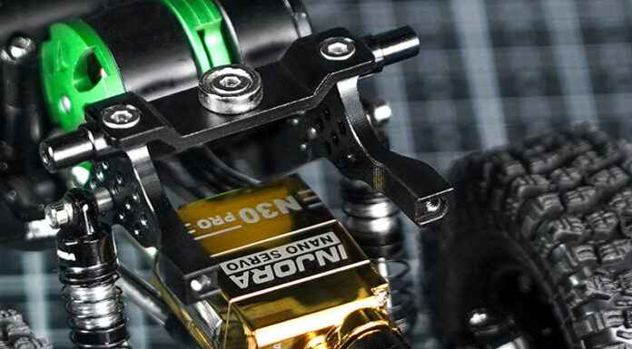 INJORA N30 PRO Brass: nano-servo ad alta coppia con servo saver per Axial SCX30